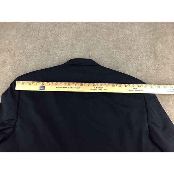 Lauren Ralph Lauren Vtg Blazer Men's 42R Navy Blue Wool Gold Buttons Sport Coat - Picture 14 of 16